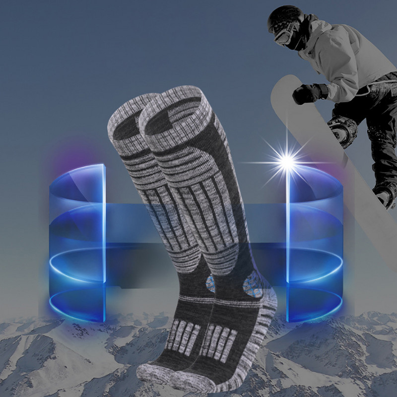 Čarape koje upijaju znoj i tople skijaške čarape Podebljane planinarske čarape Sportske skijaške čarape otporne na habanje s mekim ručnikom