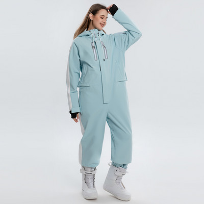 2022 Costum de zăpadă impermeabil pentru femeie, o bucată, costum de schi pentru femei, sport, munte, trening pentru femei, snowboarding, salopetă de gheață, haine