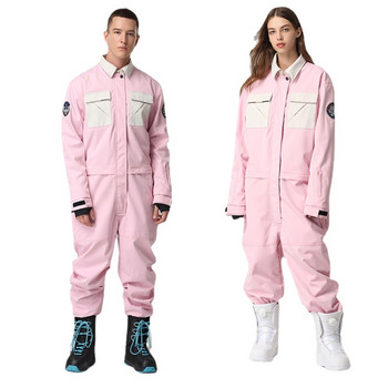 -35 Degrees Winter Ski Jumpsuit Γυναικείες φόρμες για σκι εξωτερικού χώρου Snow ανδρική γυναικεία στολή σκι αντιανεμική αδιάβροχη φόρμα για σκι