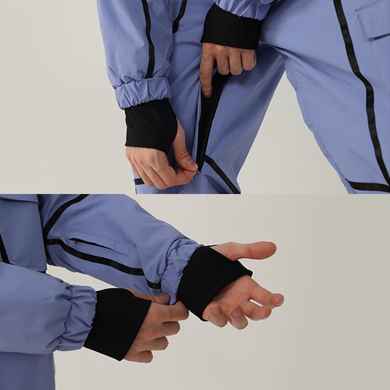 Új síruha női férfi sport snowboard dzseki overál meleg kapucnis síkészlet szélálló vízálló téli ruházat hónadrág