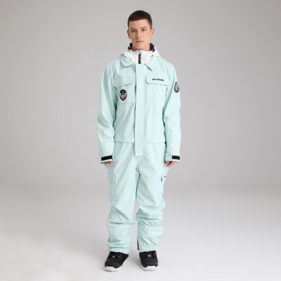 2022 Salopetă de schi dintr-o bucată pentru femei, costume de zăpadă, în aer liber, cu glugă, rezistentă la vânt, impermeabilă, pentru femei, pentru femei, pentru snowboard, ținute, haine