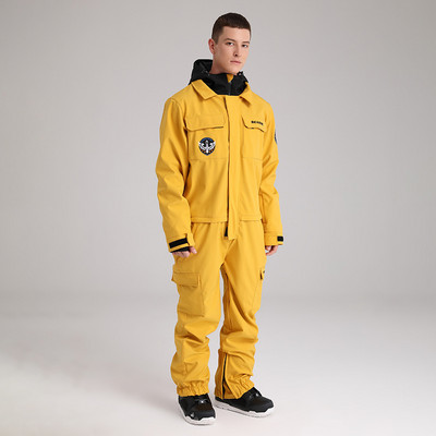 2022 Salopetă de schi dintr-o bucată pentru femei, costume de zăpadă, în aer liber, cu glugă, rezistentă la vânt, impermeabilă, pentru femei, pentru femei, pentru snowboard, ținute, haine