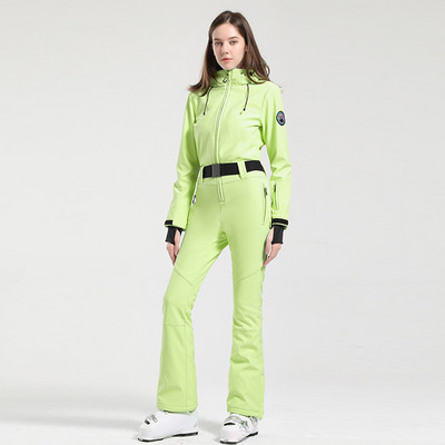 2023 m. žiemos naujas slidinėjimo kombinezonas Moteriškas vientisas slidinėjimo kostiumas lauko snieglenčių striukė Kombinezonai Ploni, atsparūs vėjui, vandeniui atsparūs drabužiai, šilti