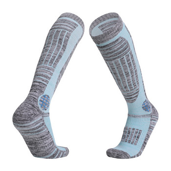 KoKossi Ски чорапи Дълги тръби Ourdoor Катерене Спорт Затопляне на дъното на кърпата Удебелени износоустойчиви Чорапи за мъже и жени Сноуборд
