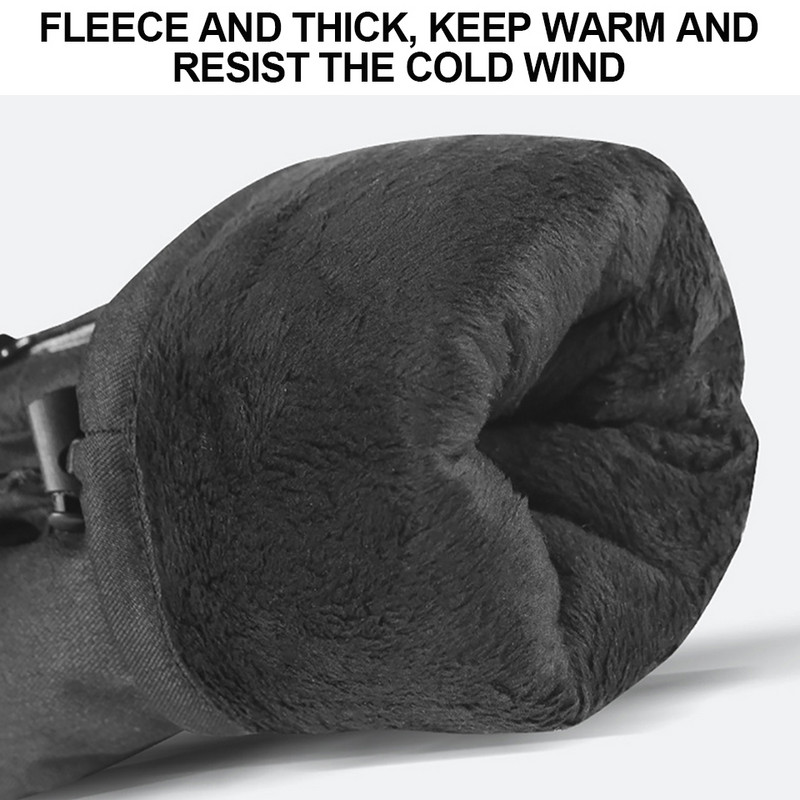 Loogdeel kültéri síkesztyűk vízálló érintőképernyős funkció Snowboard hőkesztyűk meleg motorosszán kesztyűk férfi női