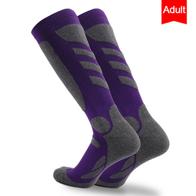 KoKossi Felnőtt Téli Hosszú Tube Sízokni Sűrített Törülköző Alsó Izzadságelnyelő Meleg Hegymászó Zokni Szabadtéri Sportzokni