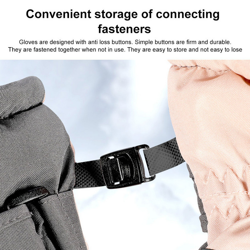 Női Téli kesztyűk Hó Síelés Vastag Vízálló Férfi Sport Ourdoor Cycle Snowboard Motorkerékpár Páros Kesztyű Ajándék Új 2022