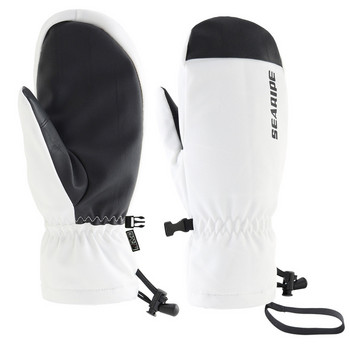 Светлоотразителни ски ръкавици Сноуборд Моторна шейна Водоустойчиви Издръжливи топли памучни ръкавици Зимни ръкавици за сняг Дишащи