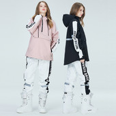 Zimski novi skijaški set Hoodies Ženski muški topli kombinezoni Jakne za snowboard na otvorenom Snježne hlače Skijaška odijela Otporan na vjetar Vodootporan