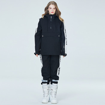 Χειμερινό νέο σετ σκι Φούτερ Γυναικείες ανδρικές φόρμες ζεστές φόρμες εξωτερικού χώρου Σνόουμπορντ Μπουφάν Παντελόνι χιονιού Κοστούμια σκι Αντιανεμικό Αδιάβροχο