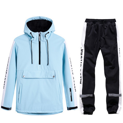 Zimski novi skijaški set Hoodies Ženski muški topli kombinezoni Jakne za snowboard na otvorenom Snježne hlače Skijaška odijela Otporan na vjetar Vodootporan