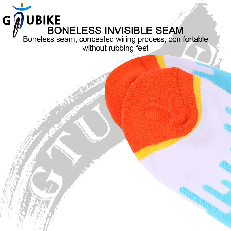 GTUBIKE Топли чорапи за колоездене на открито Зимни дишащи студоустойчиви абсорбиращи потта еластични топлинни спортни дълги чорапи