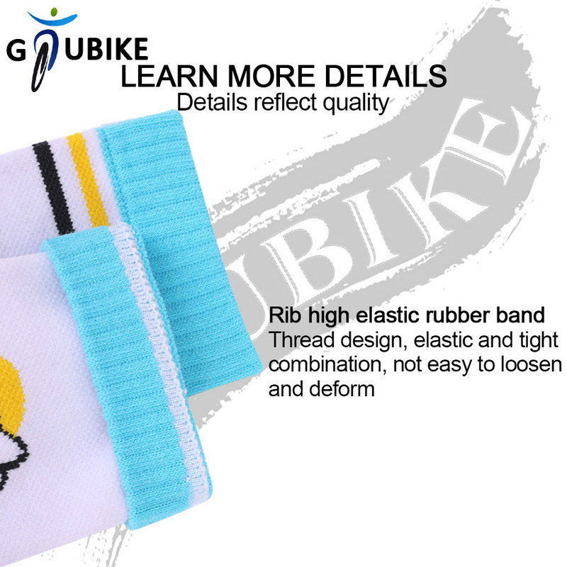 GTUBIKE Топли чорапи за колоездене на открито Зимни дишащи студоустойчиви абсорбиращи потта еластични топлинни спортни дълги чорапи