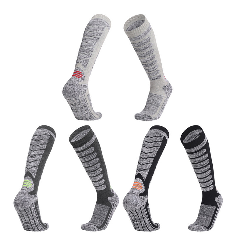 GOBYGO lauko sutirštintos slidinėjimo kojinės rankšluosčio apatinės vyriškos moteriškos Patogios išlaikyti šilumą Nesiliejančios laipiojimo slidinėjimo ilgos vamzdžio kojinės