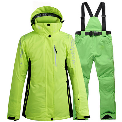 -30 Blue Pure Colors Női és Férfi hóruha, Snowboard Ruházat Téli Vízálló Jelmezek Síkészletek Kabát + Övnadrág