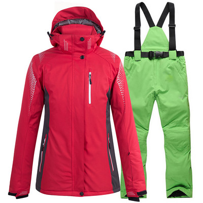 -30 Blue Pure Colors Női és Férfi hóruha, Snowboard Ruházat Téli Vízálló Jelmezek Síkészletek Kabát + Övnadrág