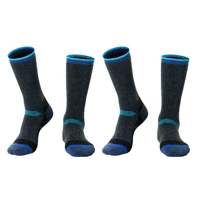 GOBYGO 2 pár Merinó gyapjú meleg sízokni Téli Férfi Női Szabadtéri Sport Puha Túra Snowboard Hosszú Tubus Vastag Termoszokni