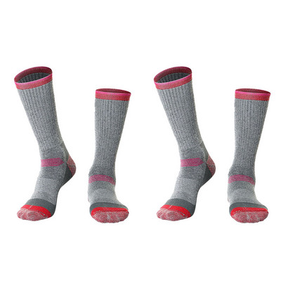 GOBYGO 2 pár Merinó gyapjú meleg sízokni Téli Férfi Női Szabadtéri Sport Puha Túra Snowboard Hosszú Tubus Vastag Termoszokni