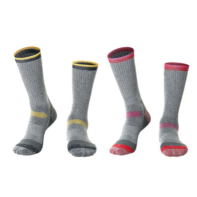 GOBYGO 2 pár Merinó gyapjú meleg sízokni Téli Férfi Női Szabadtéri Sport Puha Túra Snowboard Hosszú Tubus Vastag Termoszokni