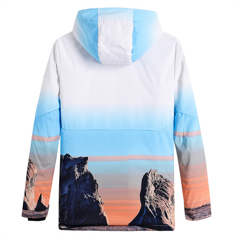 Ски костюм Мъжко Дамско яке за сноуборд + панталон Облекло за сноуборд водоустойчиво Ветроустойчиво палто за ски Панталони Дебела термична парка