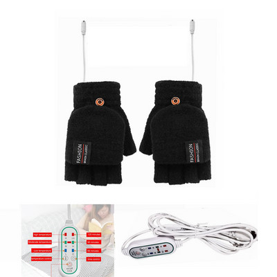 USB elektromos fűtött kesztyűk érintőképernyős motoros versenyzés lovaglás kesztyűk téli motoros kesztyűk téli termikus polár béléssel