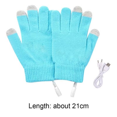 USB elektromos fűtött kesztyűk érintőképernyős motoros versenyzés lovaglás kesztyűk téli motoros kesztyűk téli termikus polár béléssel
