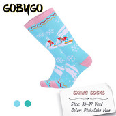 1 чифт зимни дамски чорапи с висока тръба Thermal Soft Warmth чорапи за ски сноуборд, абсорбиращи потта, високоеластични чорапи за спорт на открито, сняг