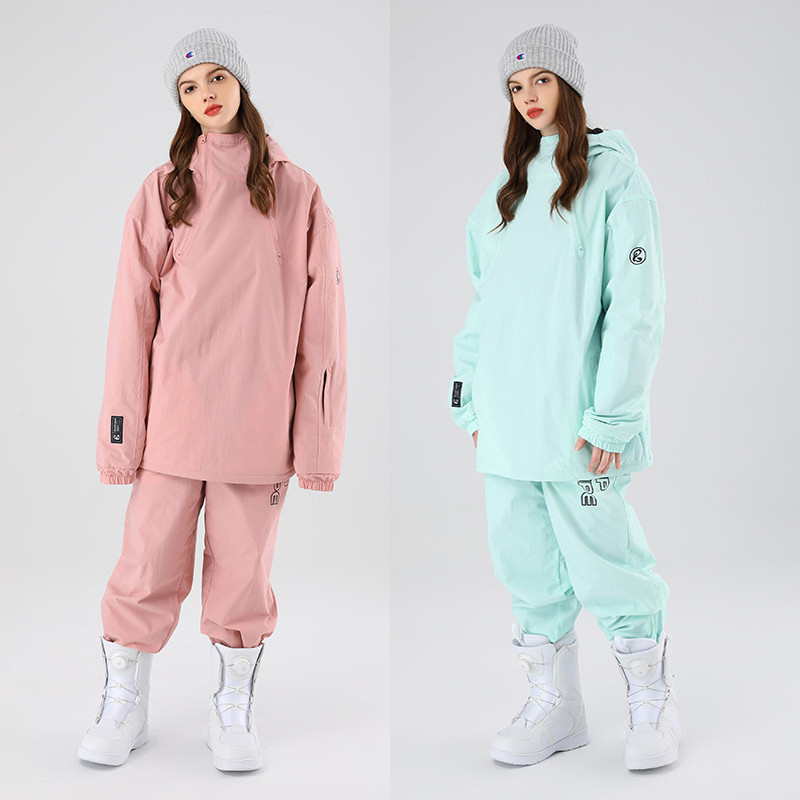 Costum de snowboard Bărbați, femei, costum de schi, iarnă, în aer liber, cald, rezistent la vânt, impermeabil, pentru schi, jachetă + pantaloni, echipament de schi, costum de zăpadă