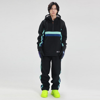 Új síruhák Női Férfi Téli Ruházat Szélálló Vízálló Kültéri Snowboard Kabátok Overálok Síkészlet Vastag meleg hónadrág