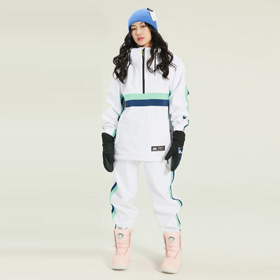 Új síruhák Női Férfi Téli Ruházat Szélálló Vízálló Kültéri Snowboard Kabátok Overálok Síkészlet Vastag meleg hónadrág