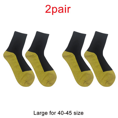 1-2 perechi de șosete din fibre aluminizate Izolație termică cu fibre Încălzitor pentru picioare de 35 de grade, femei bărbați, șosete moi confortabile pentru camping