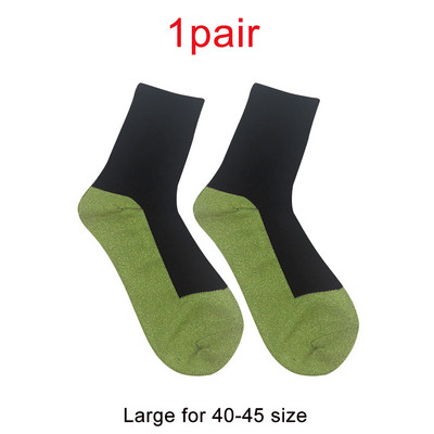 1-2 perechi de șosete din fibre aluminizate Izolație termică cu fibre Încălzitor pentru picioare de 35 de grade, femei bărbați, șosete moi confortabile pentru camping