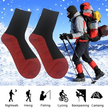 Нови зимни самонагряващи се магнитни дамски чорапи Масажор за крака Облекчаване на болката Топли чорапи за крака Масажни ски спортни чорапи за жени Мъже