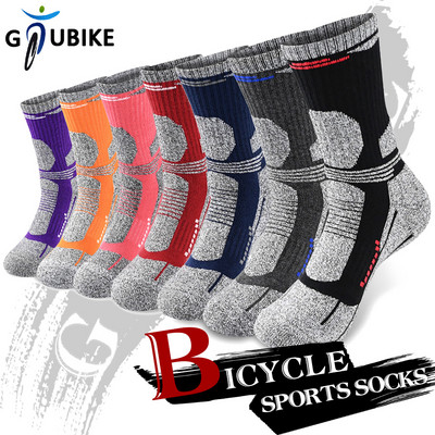 GTUBIKE Thermal Coldproof Зимни спортни чорапи Мъже Жени Удебелени Топли Колоездене Къмпинг Ски На открито Туризъм Планински чорапи