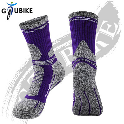 GTUBIKE termikus hidegálló téli sportzokni férfi női vastag meleg kerékpározás kemping síelés szabadtéri túrázás hegymászó zokni