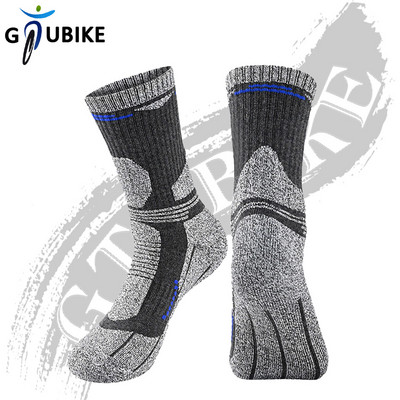 GTUBIKE termikus hidegálló téli sportzokni férfi női vastag meleg kerékpározás kemping síelés szabadtéri túrázás hegymászó zokni