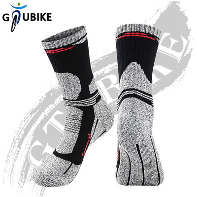 GTUBIKE termikus hidegálló téli sportzokni férfi női vastag meleg kerékpározás kemping síelés szabadtéri túrázás hegymászó zokni