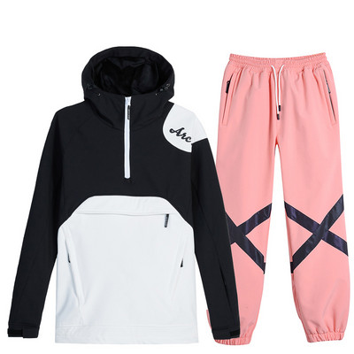 2022 Síruha Férfi Női Téli Szélálló Vízálló Melegen Vastag Overál Szabadtéri Sportok Síelés Snowboard Snow Jumpsuit