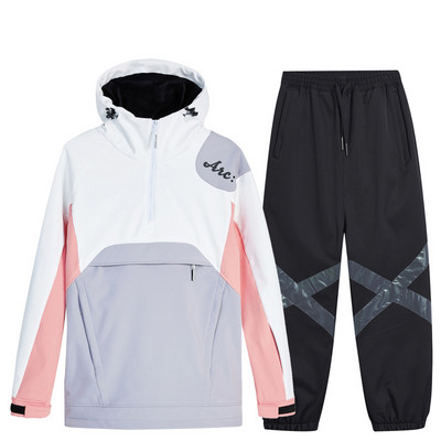 2022 Síruha Férfi Női Téli Szélálló Vízálló Melegen Vastag Overál Szabadtéri Sportok Síelés Snowboard Snow Jumpsuit