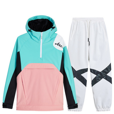 2022 Síruha Férfi Női Téli Szélálló Vízálló Melegen Vastag Overál Szabadtéri Sportok Síelés Snowboard Snow Jumpsuit