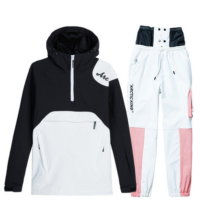 2022 Síruha Férfi Női Téli Szélálló Vízálló Melegen Vastag Overál Szabadtéri Sportok Síelés Snowboard Snow Jumpsuit