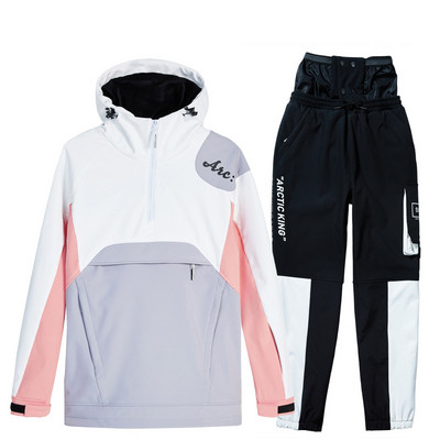 2022 Síruha Férfi Női Téli Szélálló Vízálló Melegen Vastag Overál Szabadtéri Sportok Síelés Snowboard Snow Jumpsuit