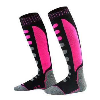 Ανδρικές χειμερινές θερμές θερμικές κάλτσες για σκι Χοντρές βαμβακερές αθλητικές χιονοσανίδες Ποδηλασία Σκι Ποδόσφαιρο Κάλτσες Thermsocks Leg Warmers κάλτσες