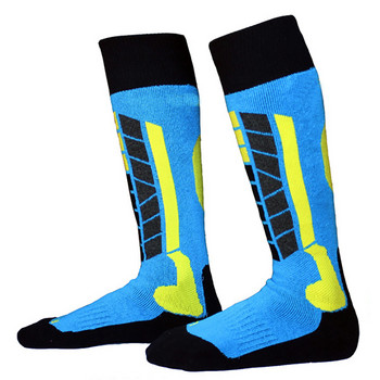 Мъжки зимни топли термо чорапи за ски Дебели памучни спортове Сноуборд Колоездене Ски Футболни чорапи Термочорапи Чорапи за крачоли