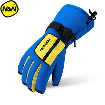 NANDN Ски ръкавици Топъл ветроустойчив сноуборд