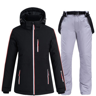 Férfi síruha női Snowboard dzseki + nadrág téli snowboard ruházat vízálló szélálló Parka síkabát és nadrág