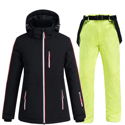 Férfi síruha női Snowboard dzseki + nadrág téli snowboard ruházat vízálló szélálló Parka síkabát és nadrág