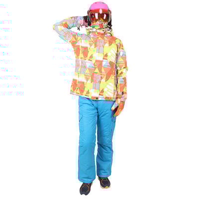 Goexplore síruha női vastag, meleg, lélegző kültéri sport hó snowboard készlet vízálló téli ruha női nadrág és kabát