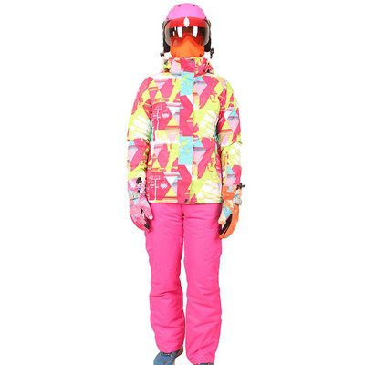 Goexplore síruha női vastag, meleg, lélegző kültéri sport hó snowboard készlet vízálló téli ruha női nadrág és kabát