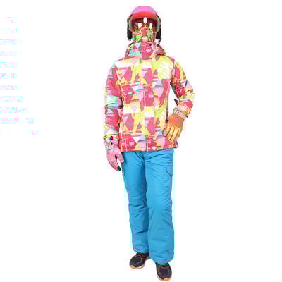 Goexplore síruha női vastag, meleg, lélegző kültéri sport hó snowboard készlet vízálló téli ruha női nadrág és kabát